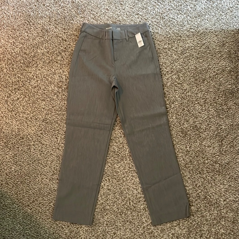 Old navy gray high rise pixie pants